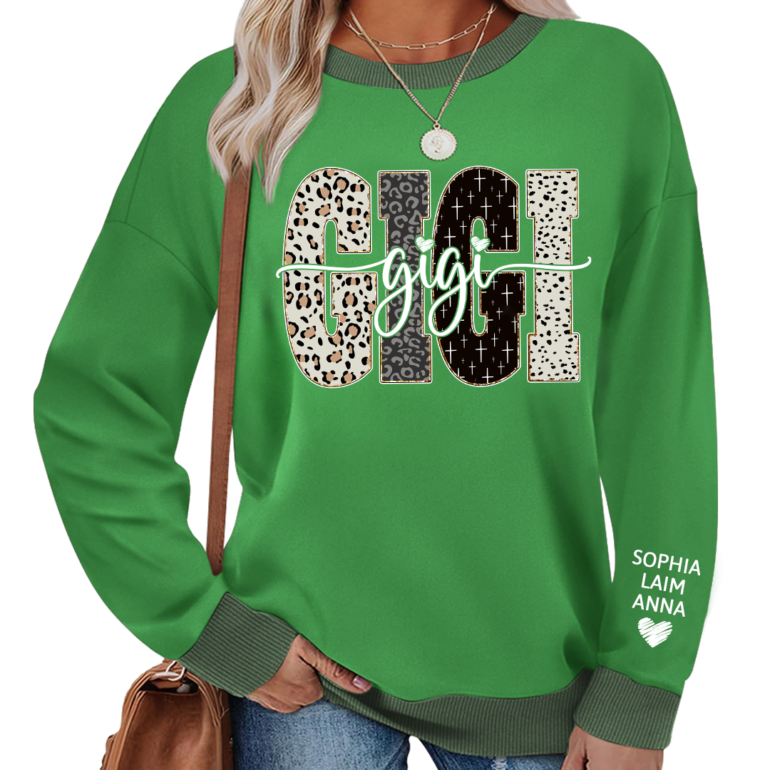 Bible Style Design, Sweatshirt MIX  Custom Gift For Gigi And Her Grandchildren