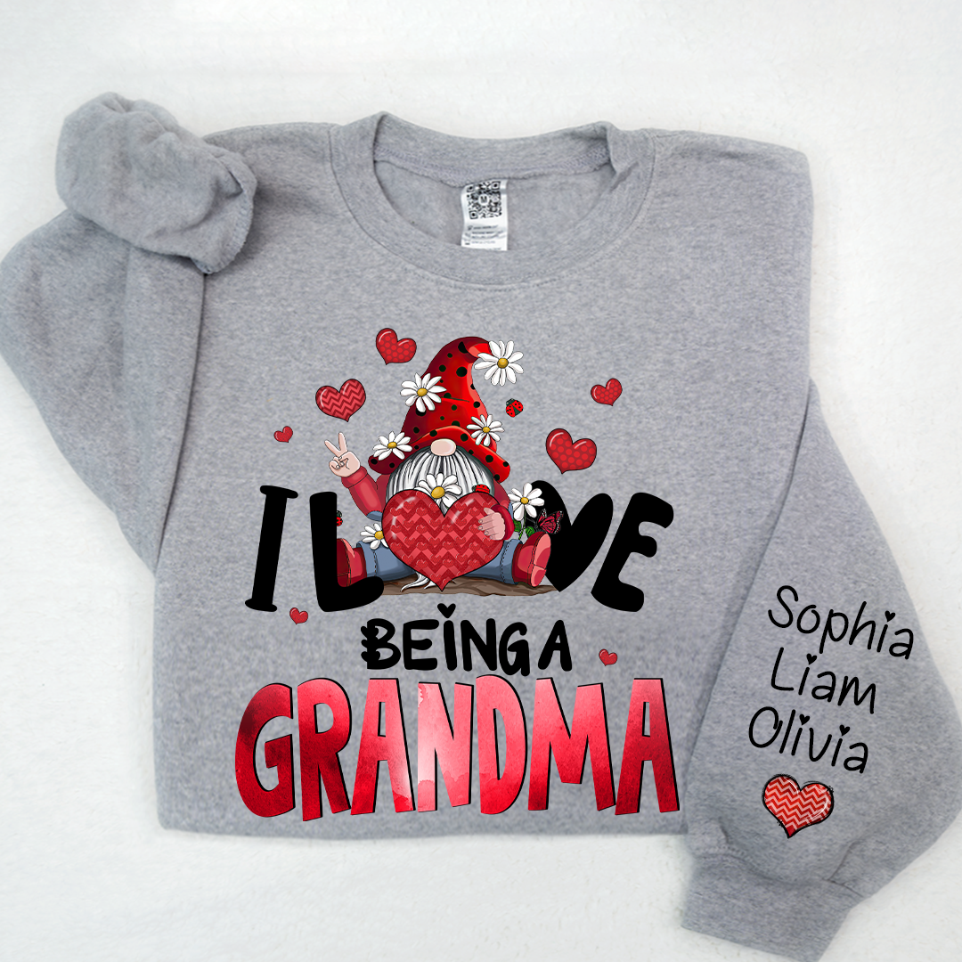 Valentine I Love Being A Grandma And Kids LTP01