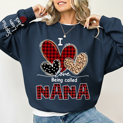 Custom I Love Being Called Mimi Sweatshirt, Grandma Shirt with Kids Names, Mother's Day Gift for Grandma