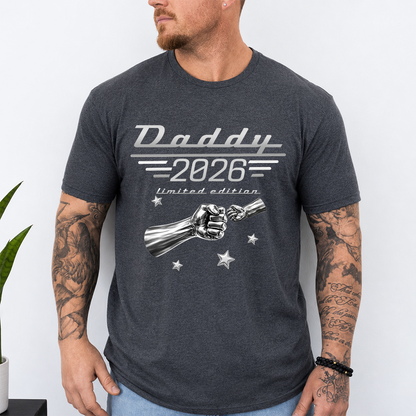 Dad Limited Edition T-Shirt – Personalized Fist Bump Design Gift for Father Papa Birthday Fathers Day