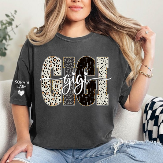 Custom Gigi Shirt Bible Style Design, Custom T-shirt Gift For Gigi And Her Grandchildren