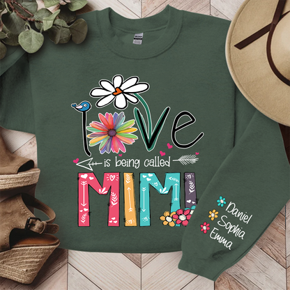 Love Is Being Called Mimi And Grandkids TH Sweatshirt