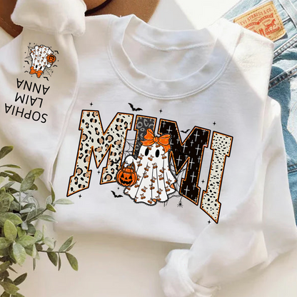 Bible Style Design, Custom Halloween Gift For Mimi And Her Grandchildren