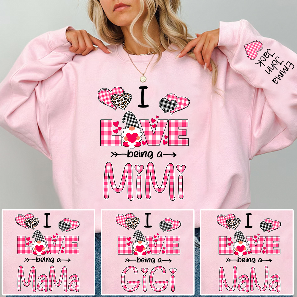 Valentine I Love Being a Mimi, For Gift Grandma And Kids