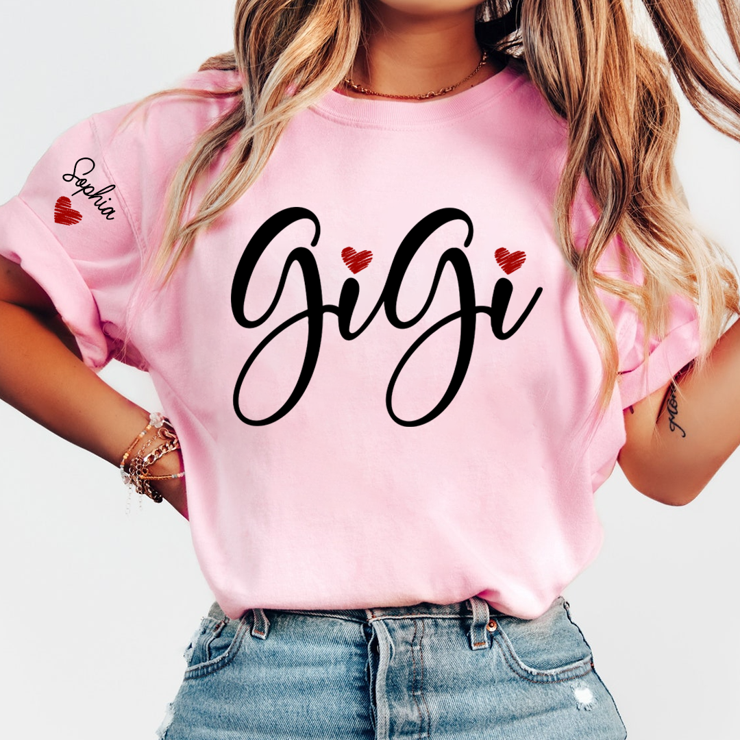 Gigi And Kids Custom T-Shirt 2025, Gift For Grandma