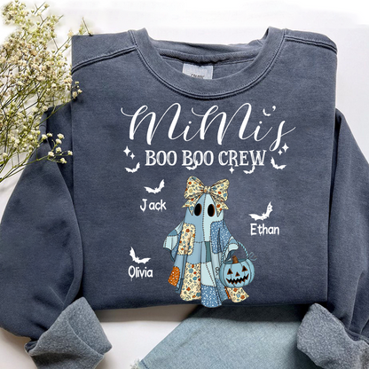 Personalized Halloween Mimi Boo Crew, Gifts for Grandma and Kids
