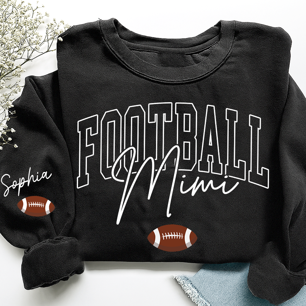 Personalized Mimi Baseball Sweatshirt, Custom Gifts for Grandma and Grandchild