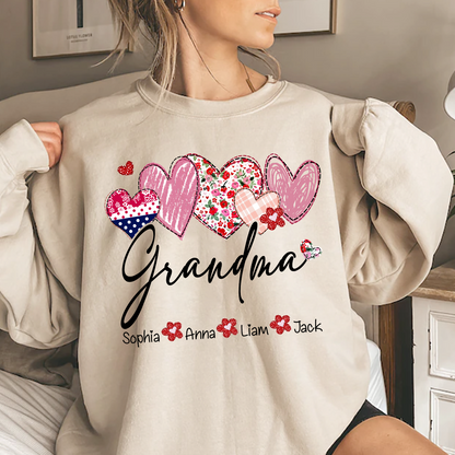 Valentine's Day Heart Grandma Life And Kids LTP01