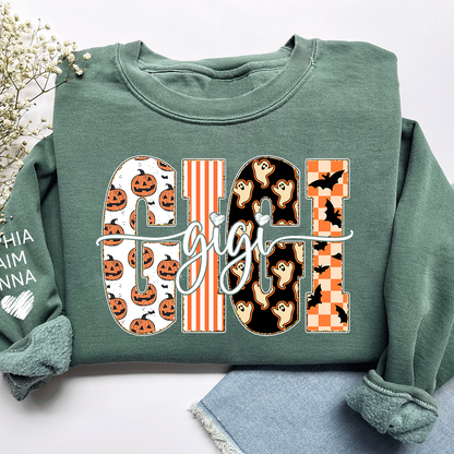 Custom Halloween Gift For Gigi And Her Grandchildren