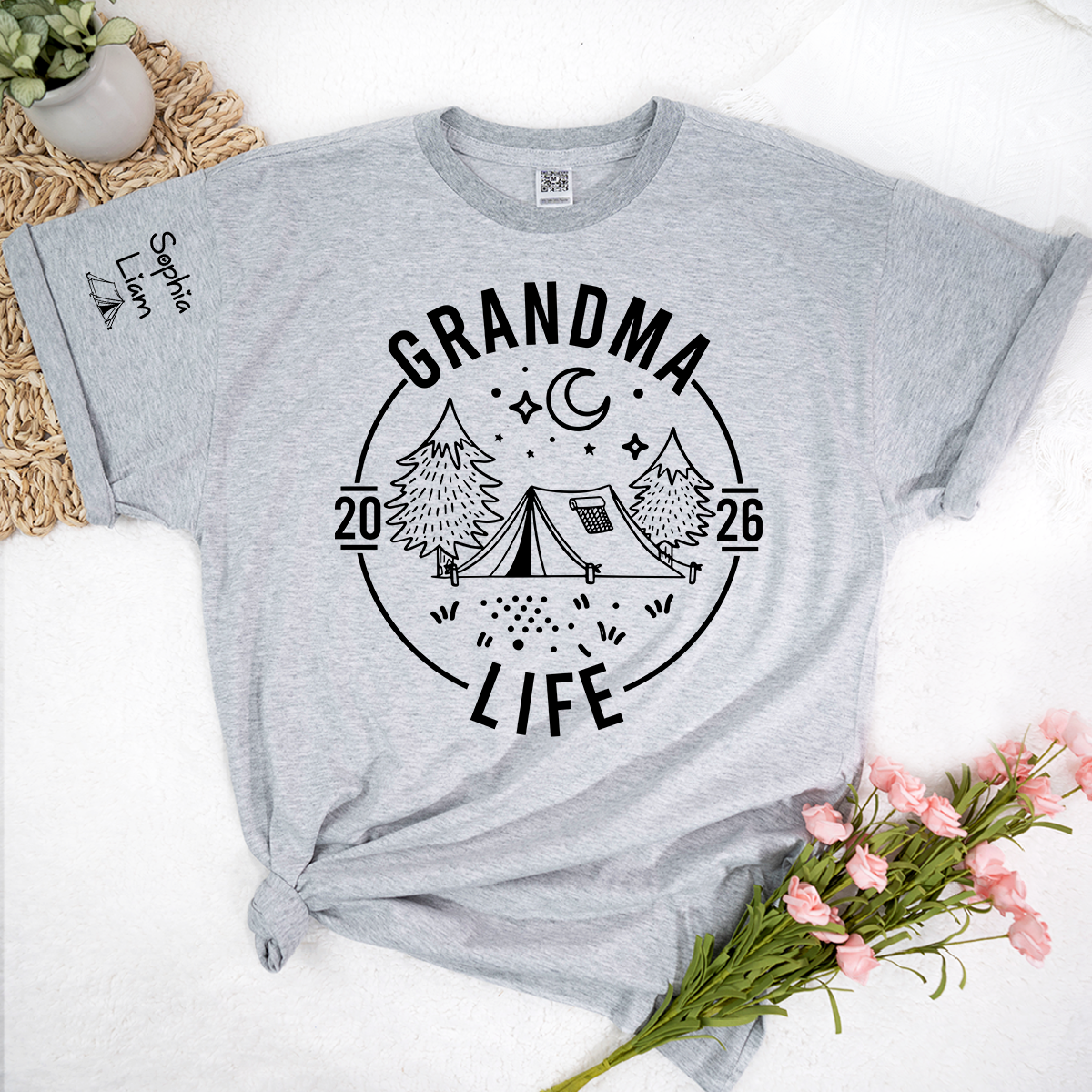 Grandma Life Shirt, Camping Graphic Design, Personalized Year 2026, Outdoor Adventure Gift for Grandma