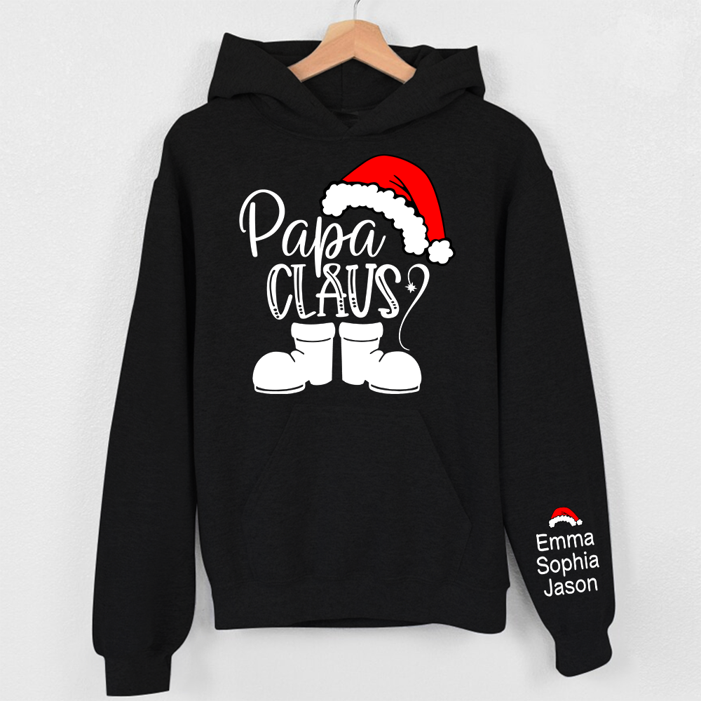 Papa Claus And Kids Christmas, Grandpa Gift TH Hoodie