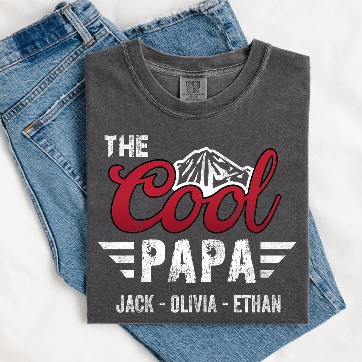 Comfort Colors® The Cool Papa T-Shirt, Fathers Day Gift for Papa Shirt