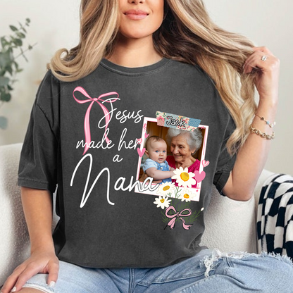 Custom Mother's Day Design With Jesus, Grandma Sowing Seeds Of Love As A Gift For Nana And The Children