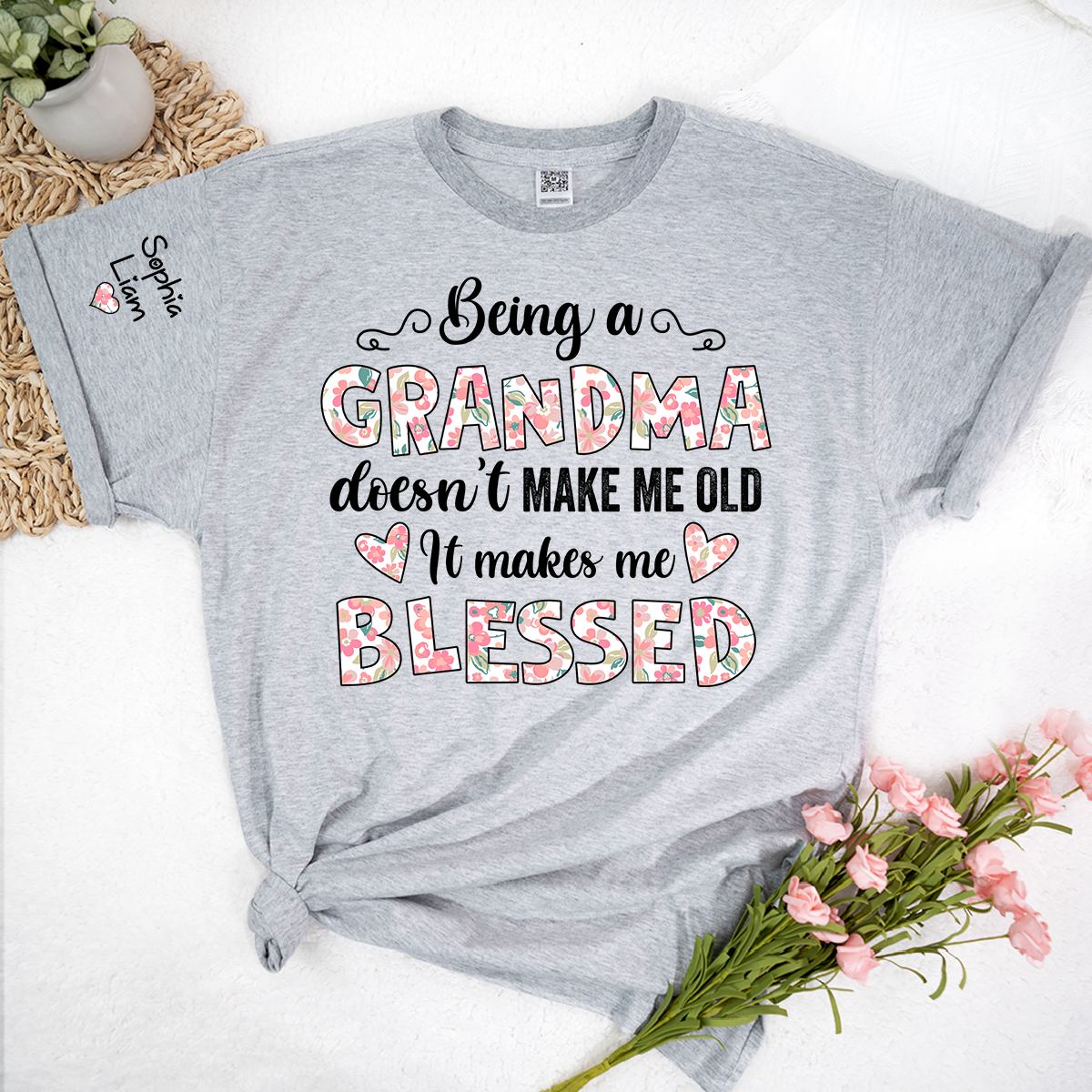 Being a Grandma Doesn't Make Me Old, It Makes Me Blessed T Shirt, Perfect Gift for Grandmothers