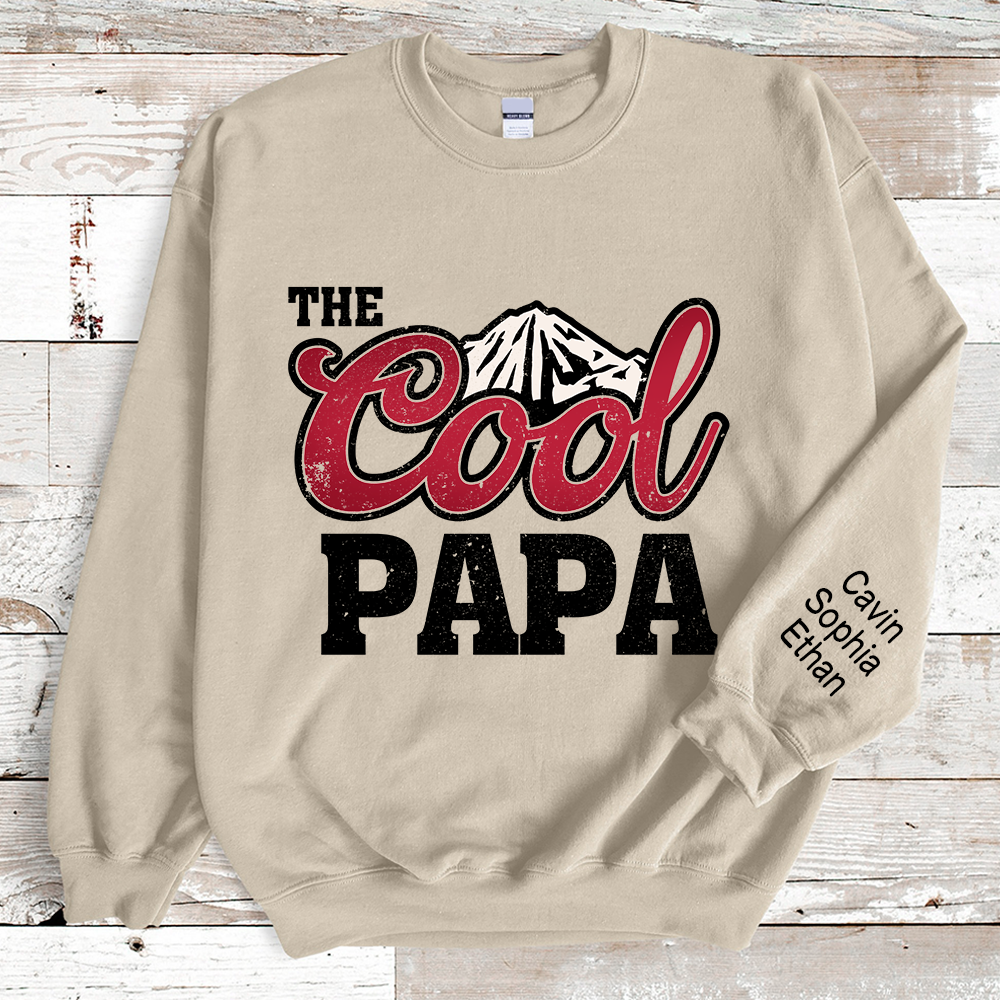 The Cool Papa And Grandkids Sweatshirt