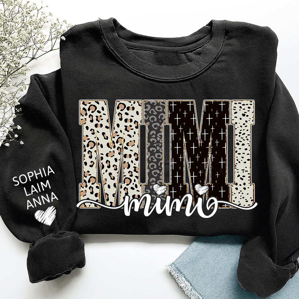 Custom Mimi Sweatshirt Bible Style Design, Gifts for Gigi and Kids, Meaningful Gifts for Loved Ones