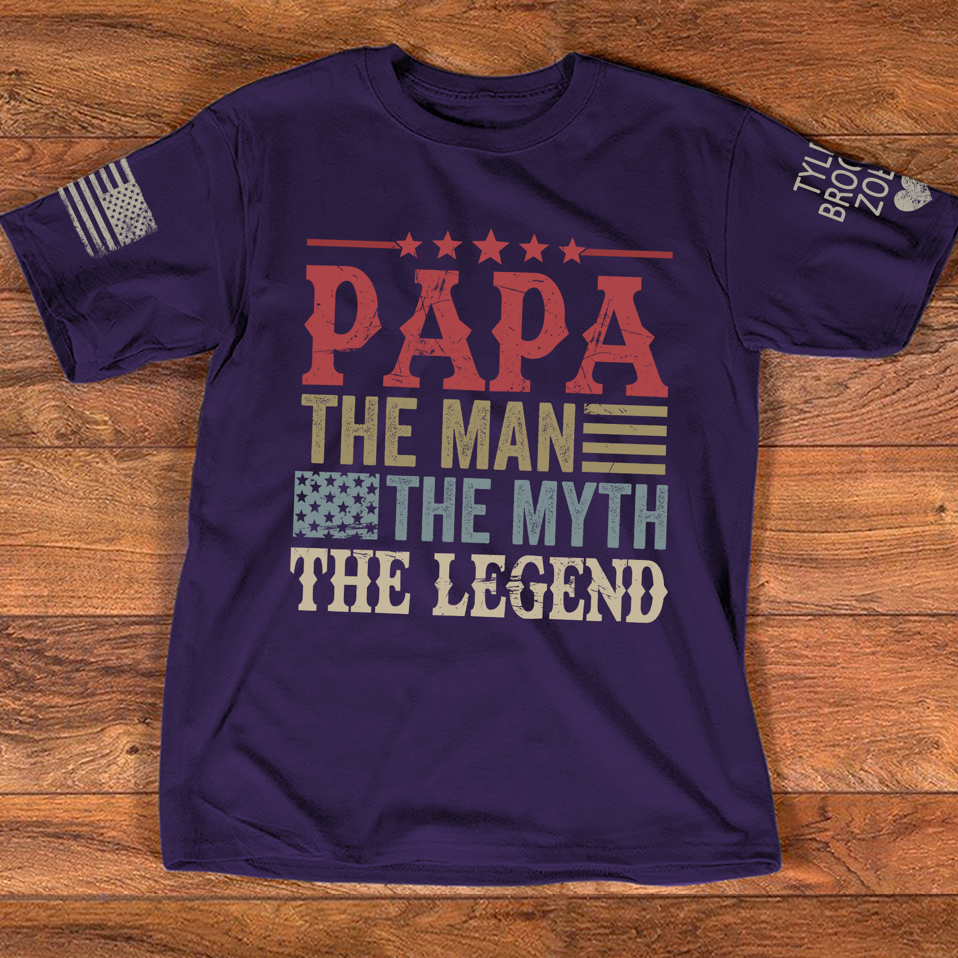 Papa The Man The Myth The Legend And Kids ltp