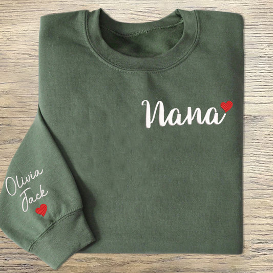 Custom Embroidered Nana Trend Sweatshirt
