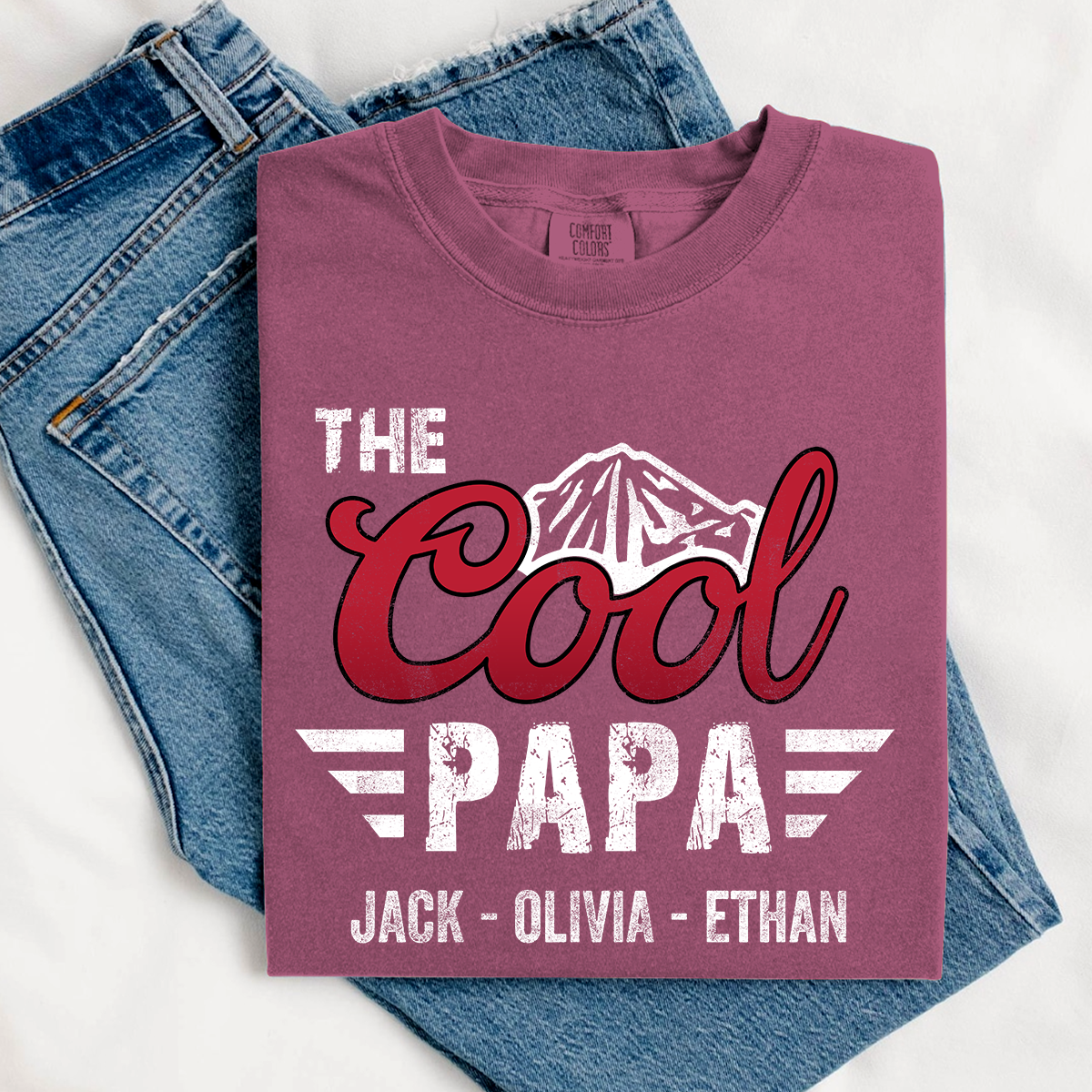 Comfort Colors® The Cool Papa T-Shirt, Fathers Day Gift for Papa Shirt