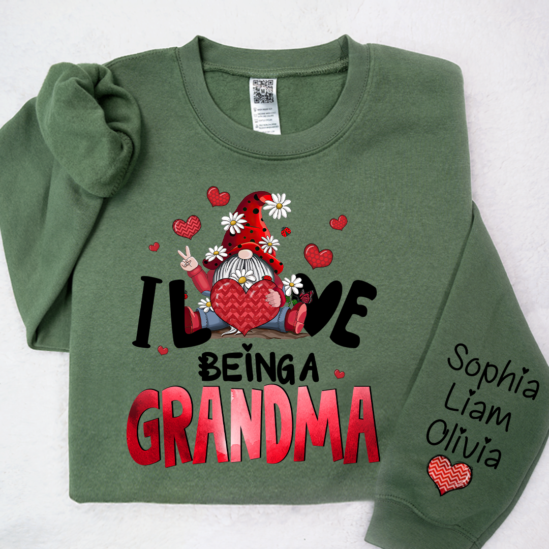 Valentine I Love Being A Grandma And Kids LTP01