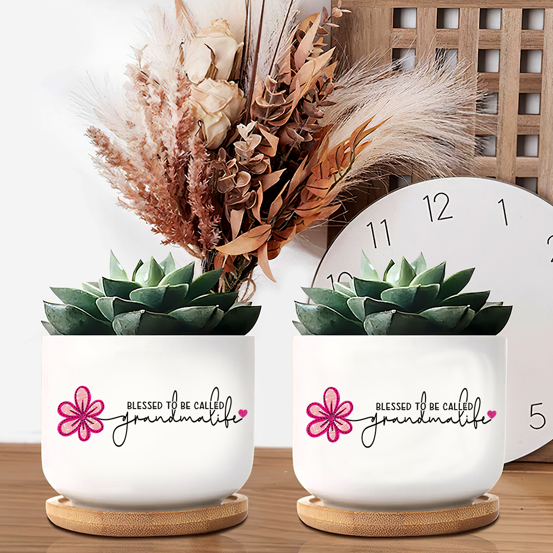 Blesses To Be Called Grandma Plant Pot