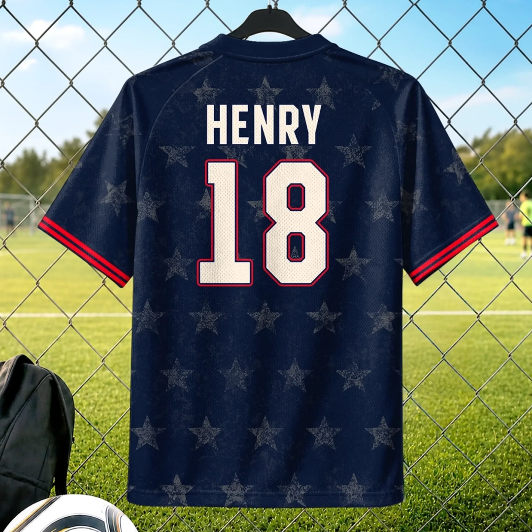 Custom Men's USA 2026 Soccer Jersey Shirt, Personalized Name Number Football Jersey, Sports Gift for Soccer Lovers, Glory In Every Stitch
