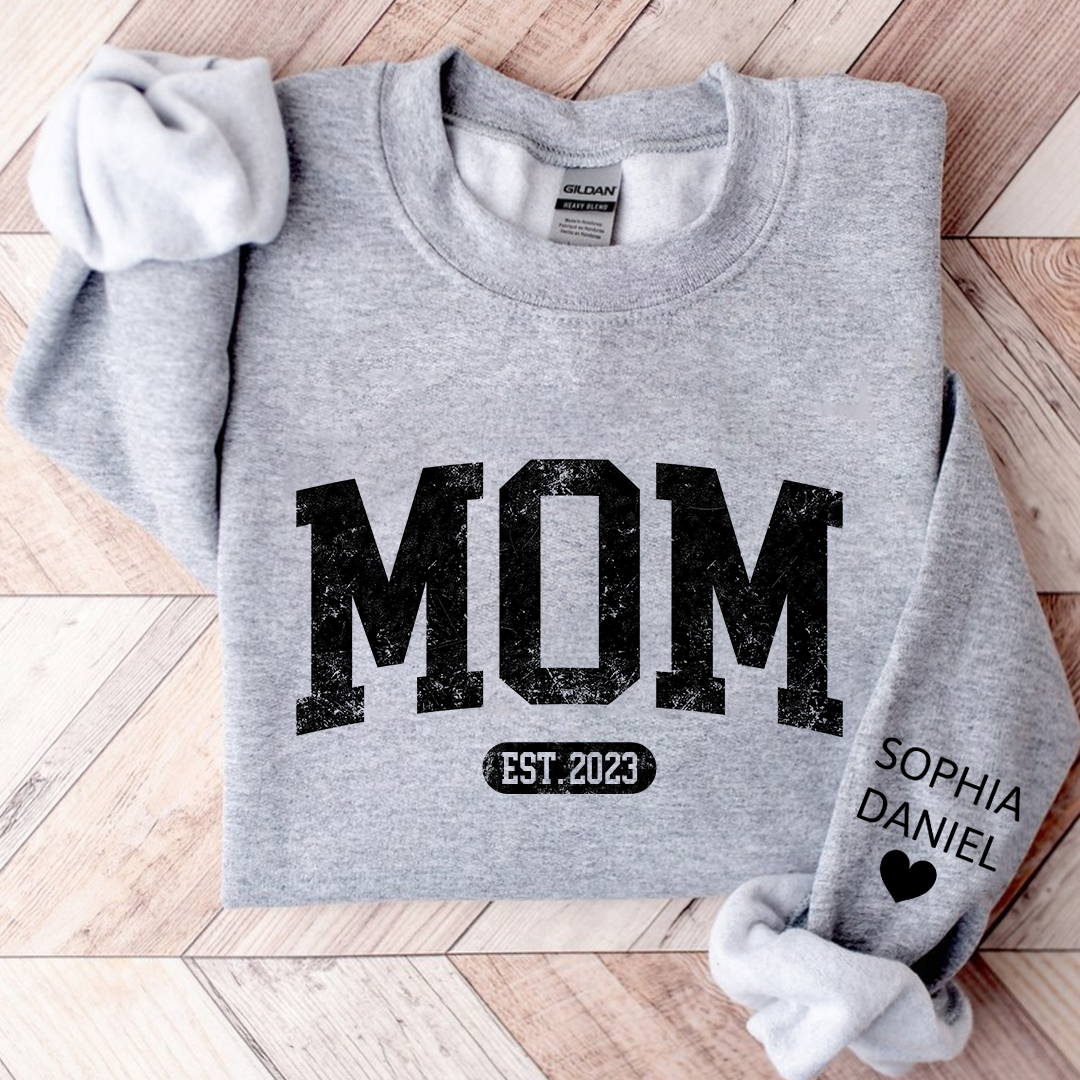 Personalize Mom, Mama, Mum, Mommy And Kids CTH01 Sweatshirt