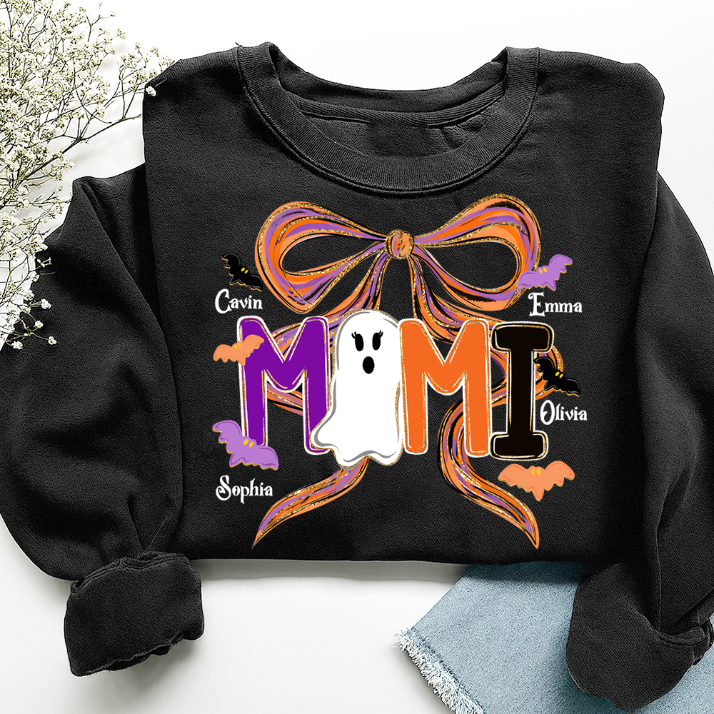 Boo Mimi, Halloween Spooky Coquette For Gift Grandma And Kids