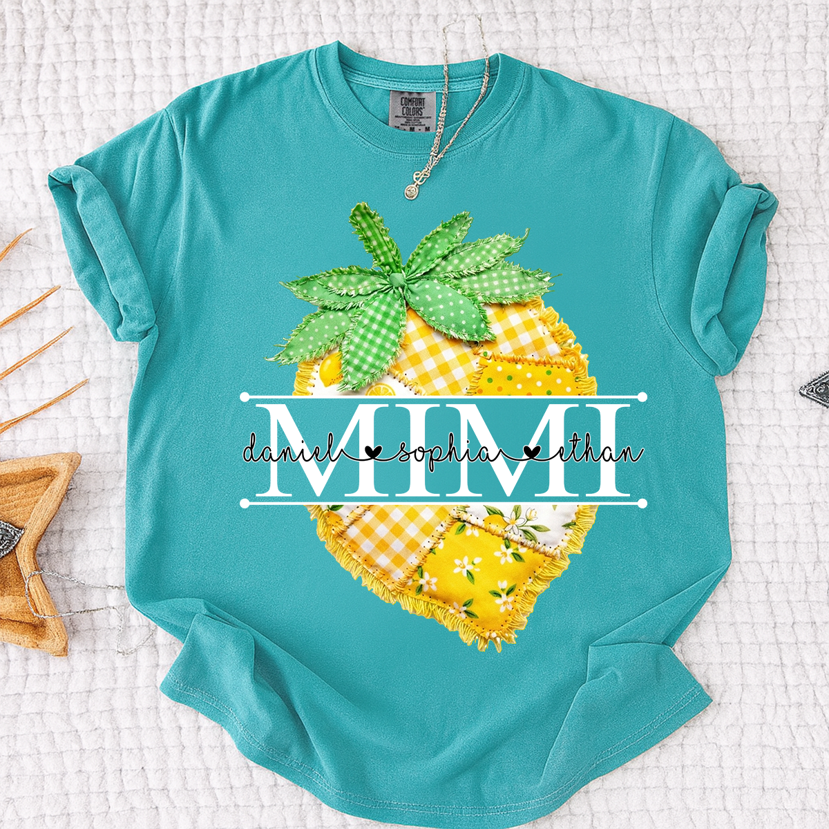 Comfort Colors® Personalized Mimi Lemon Shirt, Sweet Summer Fruit Grandma Gift