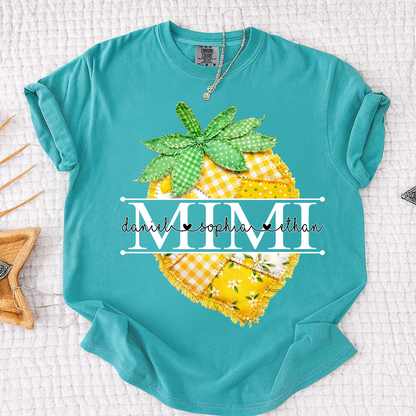 Comfort Colors® Personalized Mimi Lemon Shirt, Sweet Summer Fruit Grandma Gift