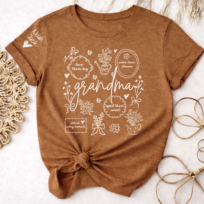 A Classic Floral Print T-shirt For Grandma, The Perfect Mother's Day Gift