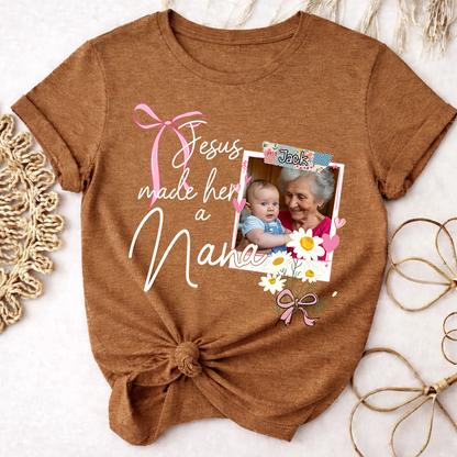 Custom Mother's Day Design With Jesus, Grandma Sowing Seeds Of Love As A Gift For Nana And The Children