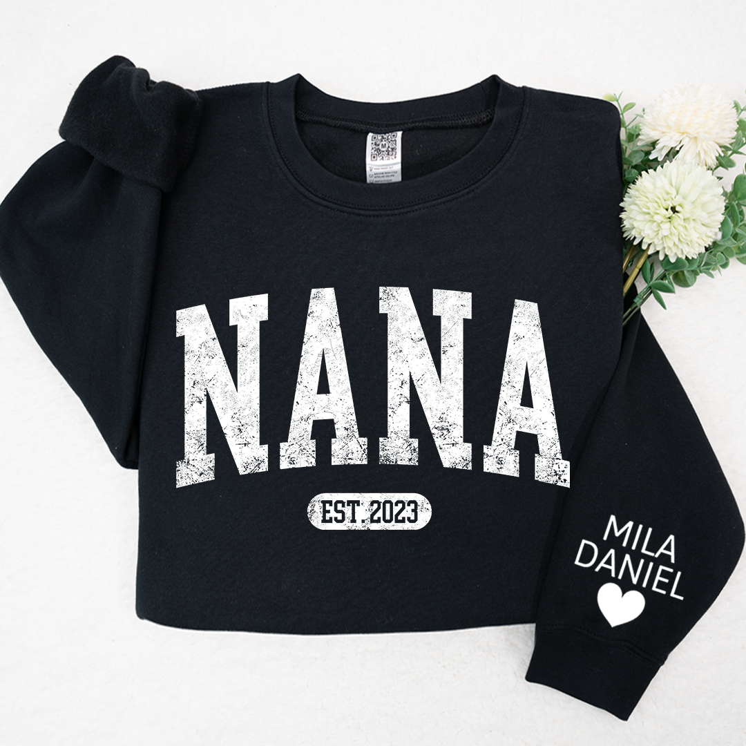 Personalize Nana, Mimi, Grandma And Kids CTH01 Sweatshirt