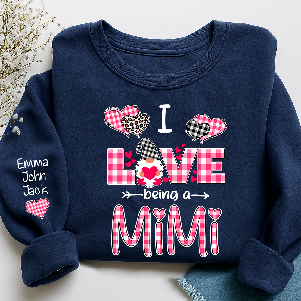 Valentine I Love Being a Mimi, For Gift Grandma And Kids