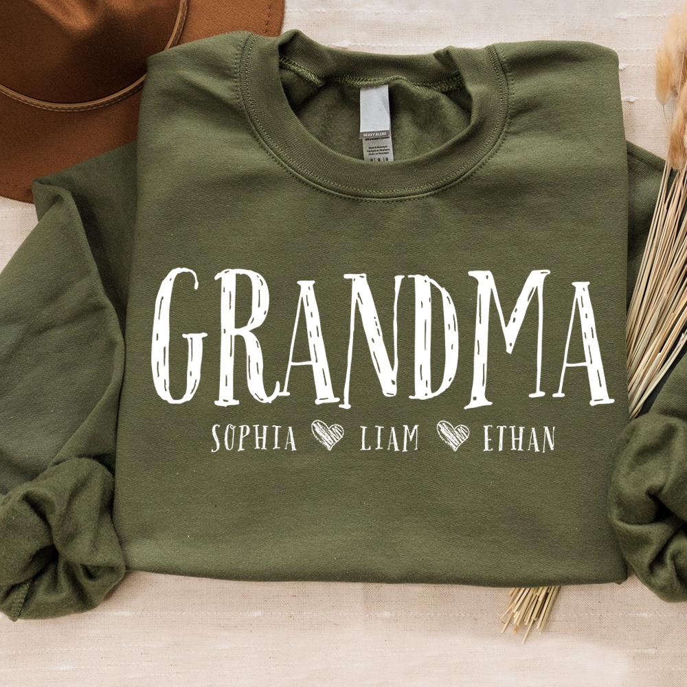 Personalized Nickname Grandma And Kids Names 2025