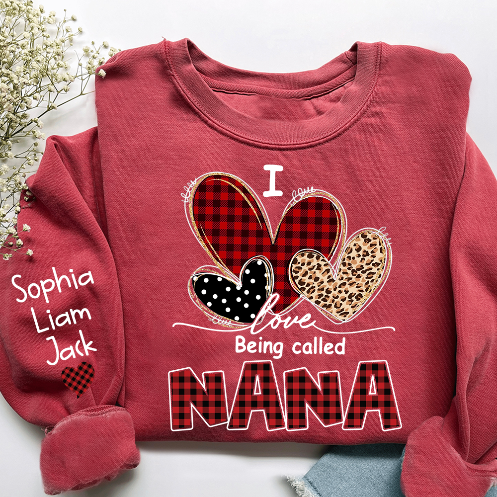 Custom I Love Being Called Mimi Sweatshirt, Grandma Shirt with Kids Names, Mother's Day Gift for Grandma