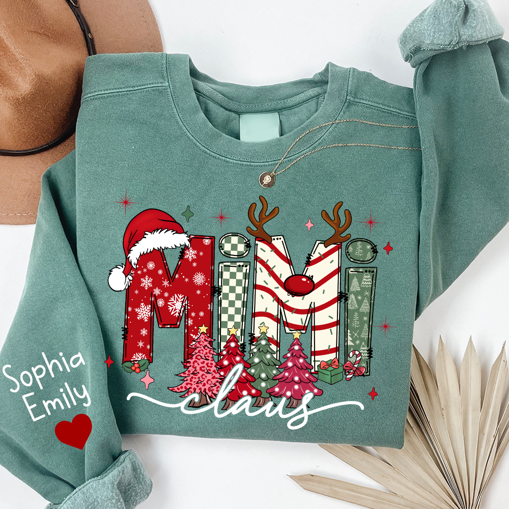 Personalized Christmas Grandma, Tree Christmas For Grandma, Gift Gigi And Kids