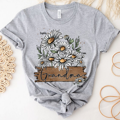 Daisy Wildflowers Grandma And Kids LTP01