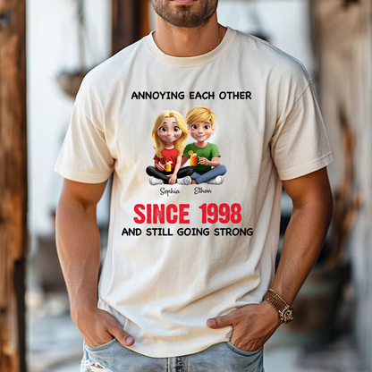 Personalized Anniversary Wedding Gifts For Husband And Wife, Him And Her - Partners In Crime Since Forever