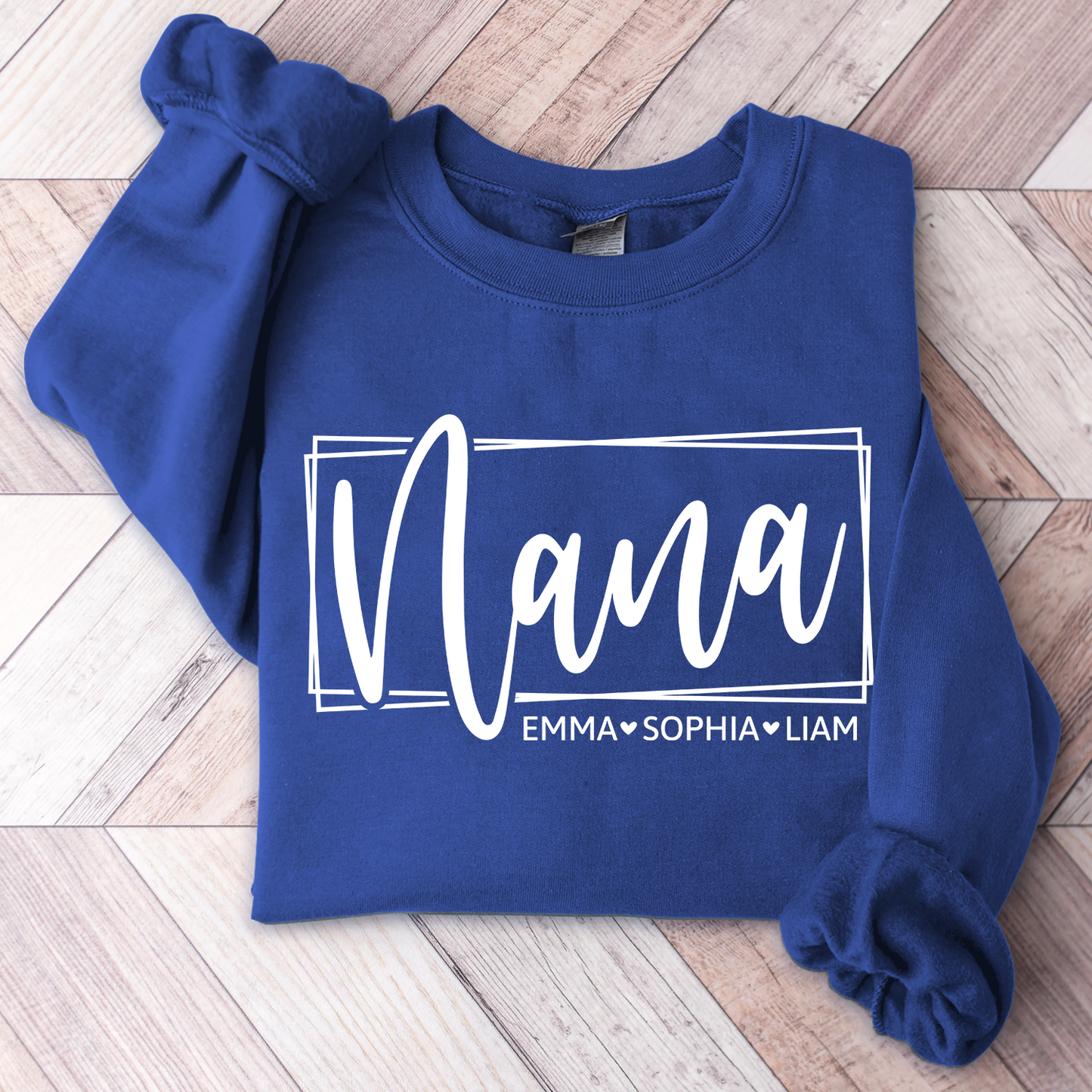 Custom Nana And Grandkids Sweatshirt