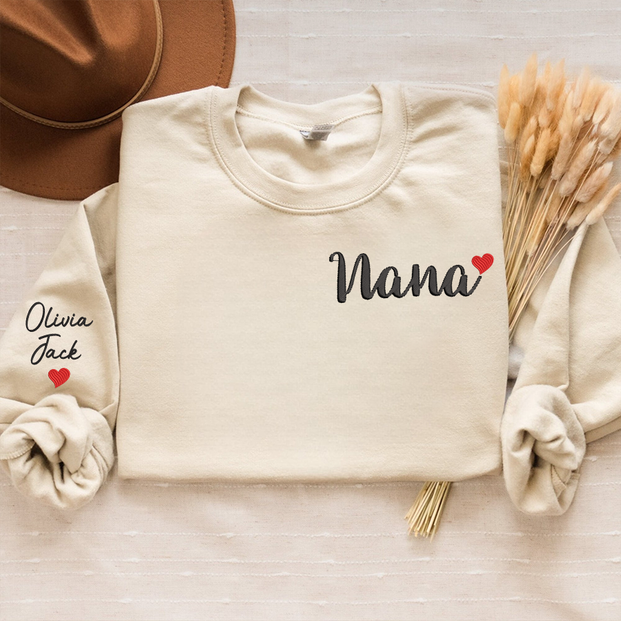 Custom Embroidered Nana Trend Sweatshirt