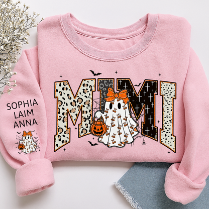 Bible Style Design, Custom Halloween Gift For Mimi And Her Grandchildren