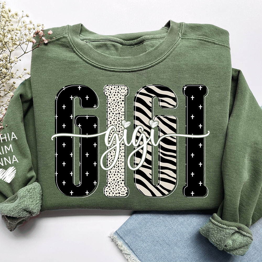 Bible Style Design, Faith Sublimation Customized Gigi Gifts for Grandma And Kids