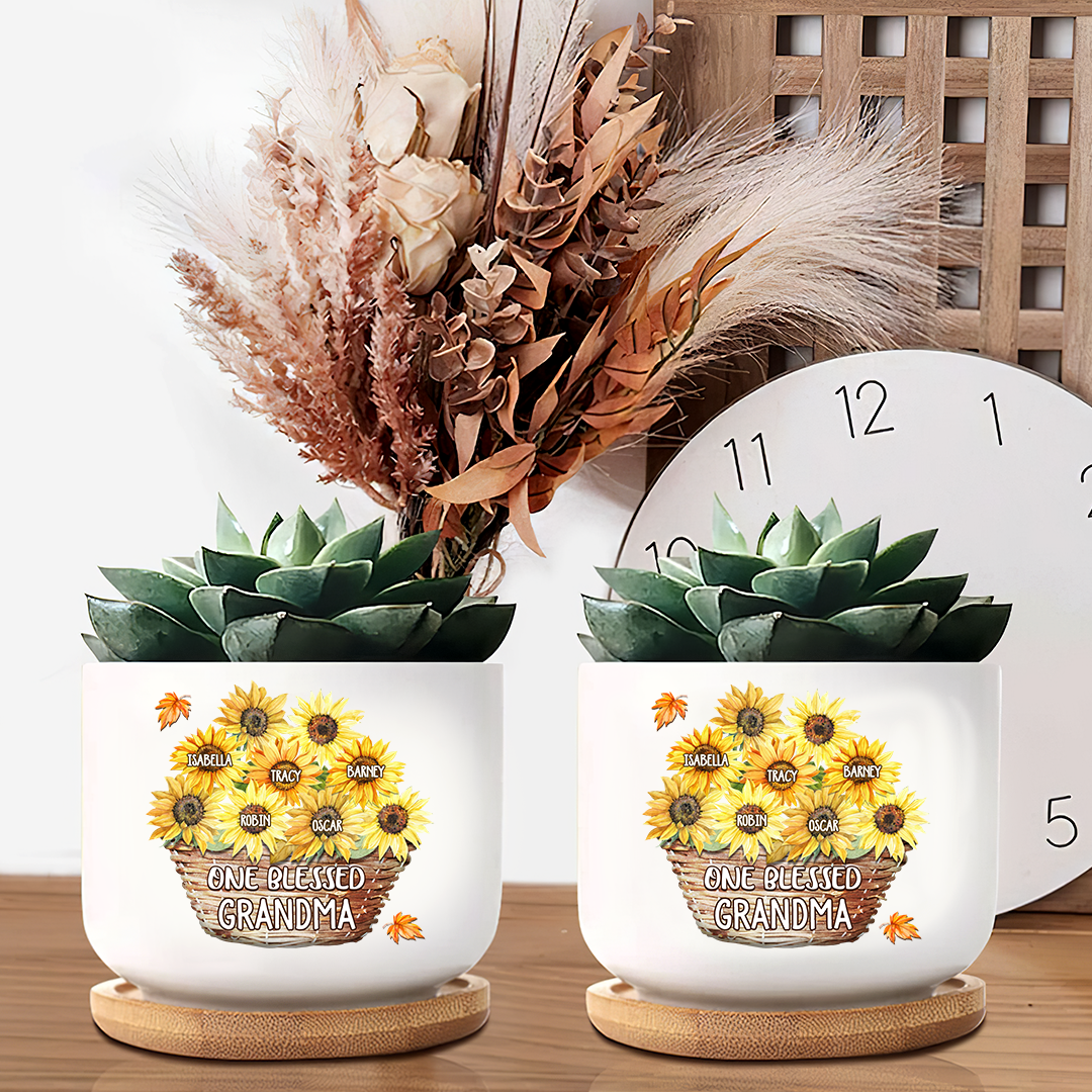 Flower Basket For Grandma Plant Pot
