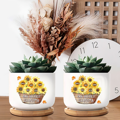Flower Basket For Grandma Plant Pot