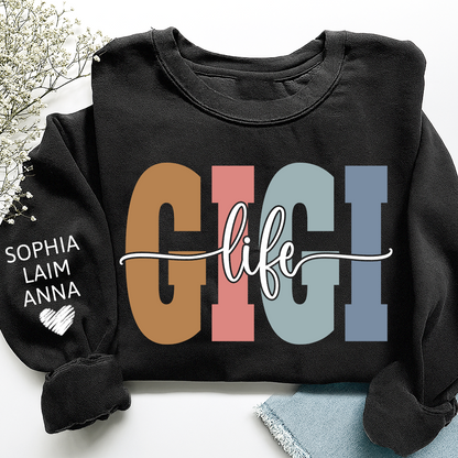 Custom Grandma Sweatshirt, Gift For Gigi And Her Grandchildren