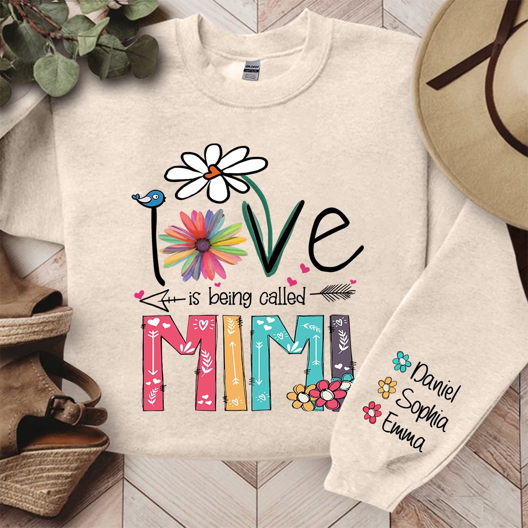 Love Is Being Called Mimi And Grandkids TH Sweatshirt