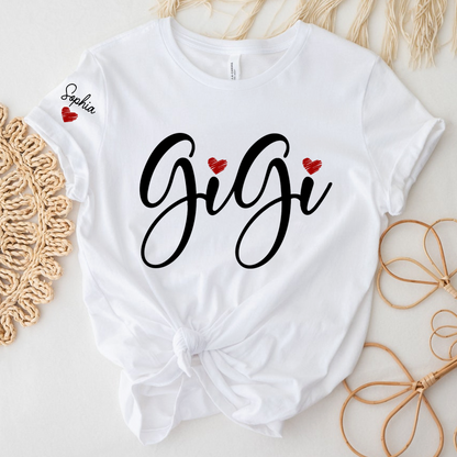 Gigi And Kids Custom T-Shirt 2025, Gift For Grandma