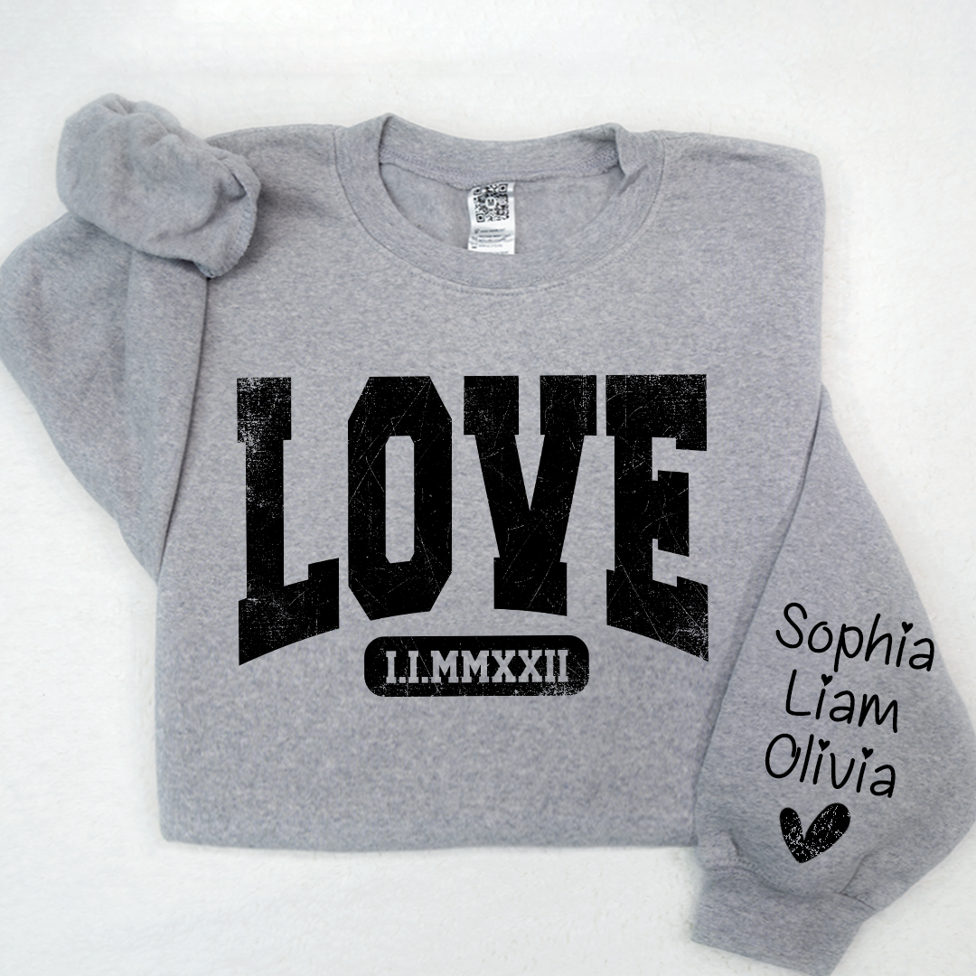 Love Valentine's Day Custom Grandma And Kids LTP01