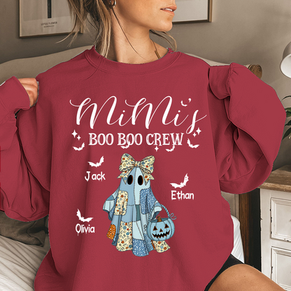 Personalized Halloween Mimi Boo Crew, Gifts for Grandma and Kids